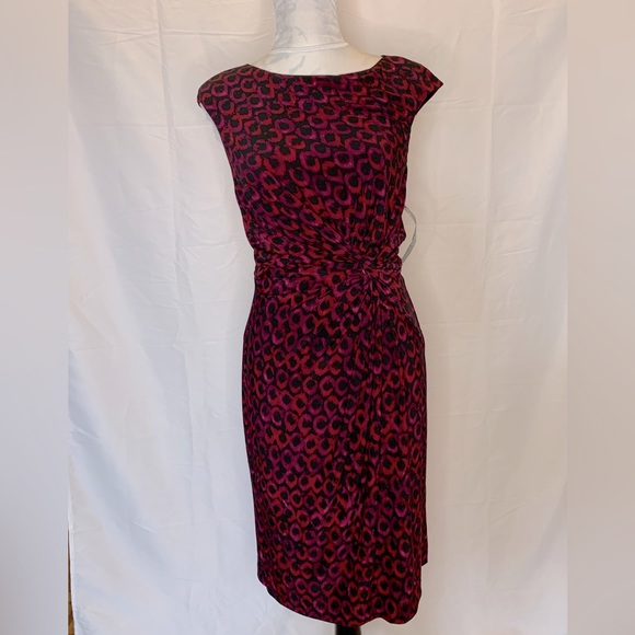 Lauren Ralph Lauren Dresses & Skirts - Lauren by Ralph Lauren red black dress size 8 New With Tag